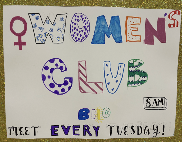 Led by sophomores Sazie Wrentmore and Ryan Frutman, Wayland High School’s Women’s Club meets every Tuesday at 8 a.m.. The club is dedicated to providing a safe environment where all girls at WHS can feel comfortable and validated.